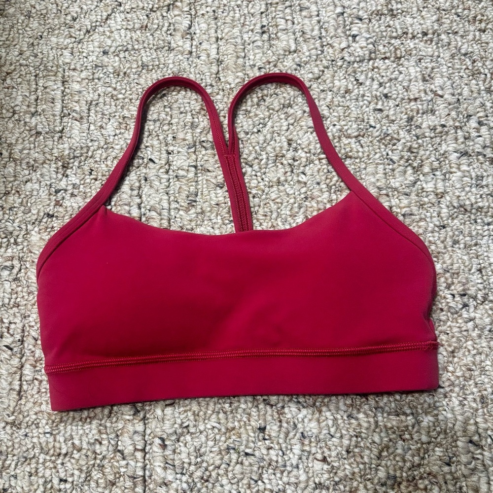 Women's Red Sports Bra